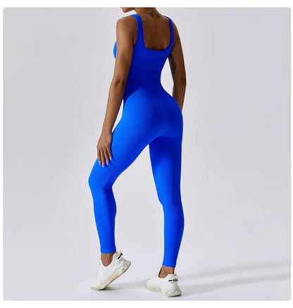 Aurora Ribbed Yoga Jumpsuit