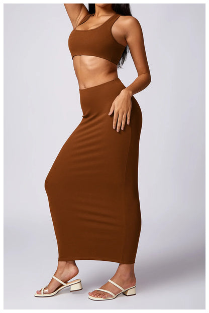 Aria Hip Wrapped Skirt