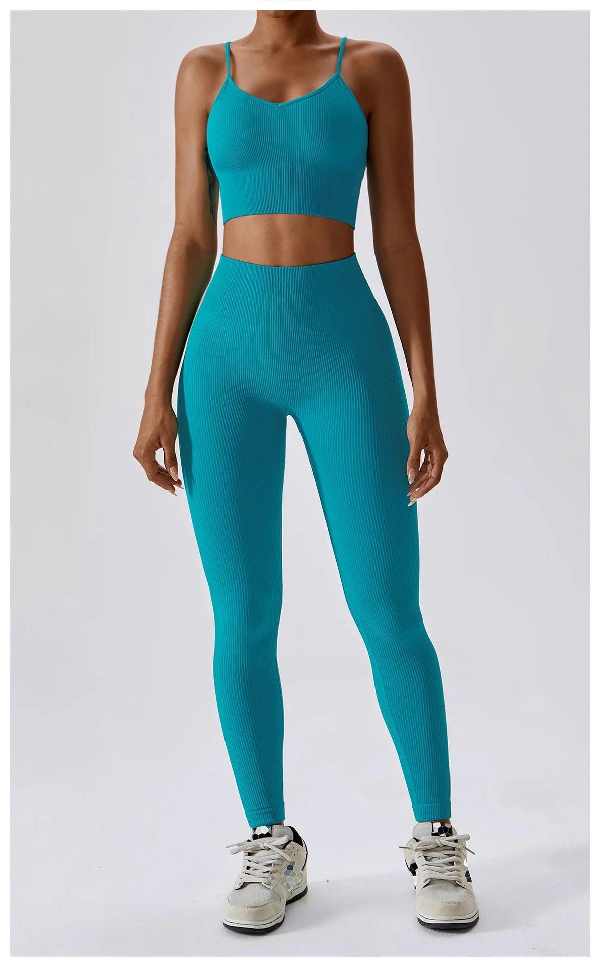 Jade Athletic Ribbed Leggings