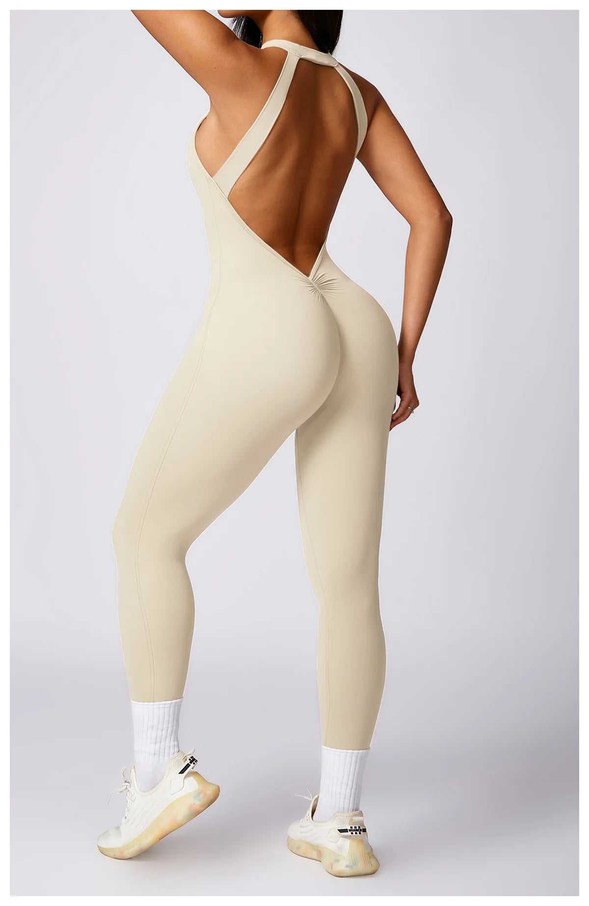 Ruby Backless Gym Bodysuit