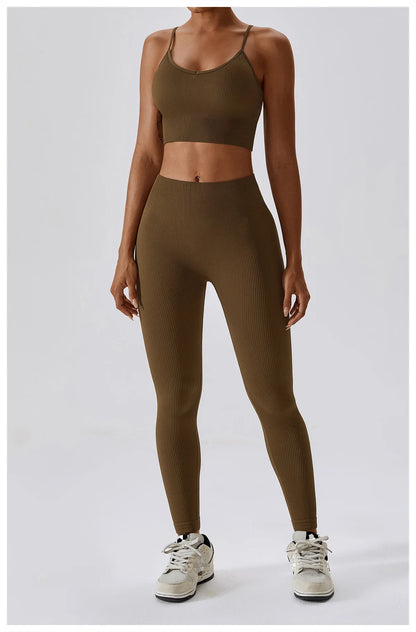 Jade Athletic Ribbed Leggings