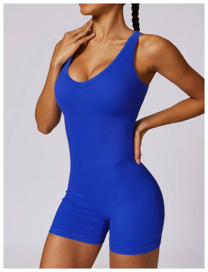 Olivia Fitness Workout Romper