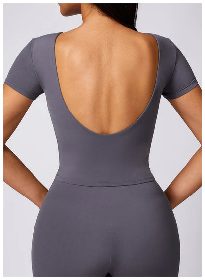 Juliet Backless Yoga Shirt