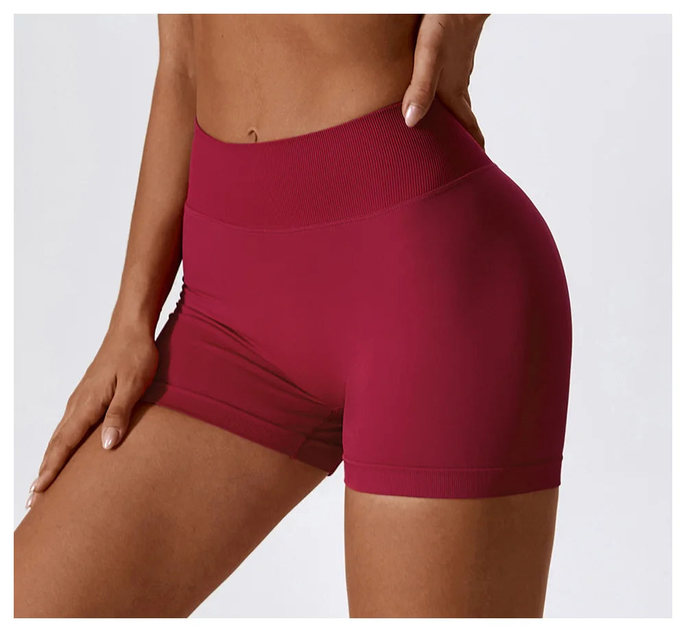 Lila Scrunch Butt Fitness Shorts