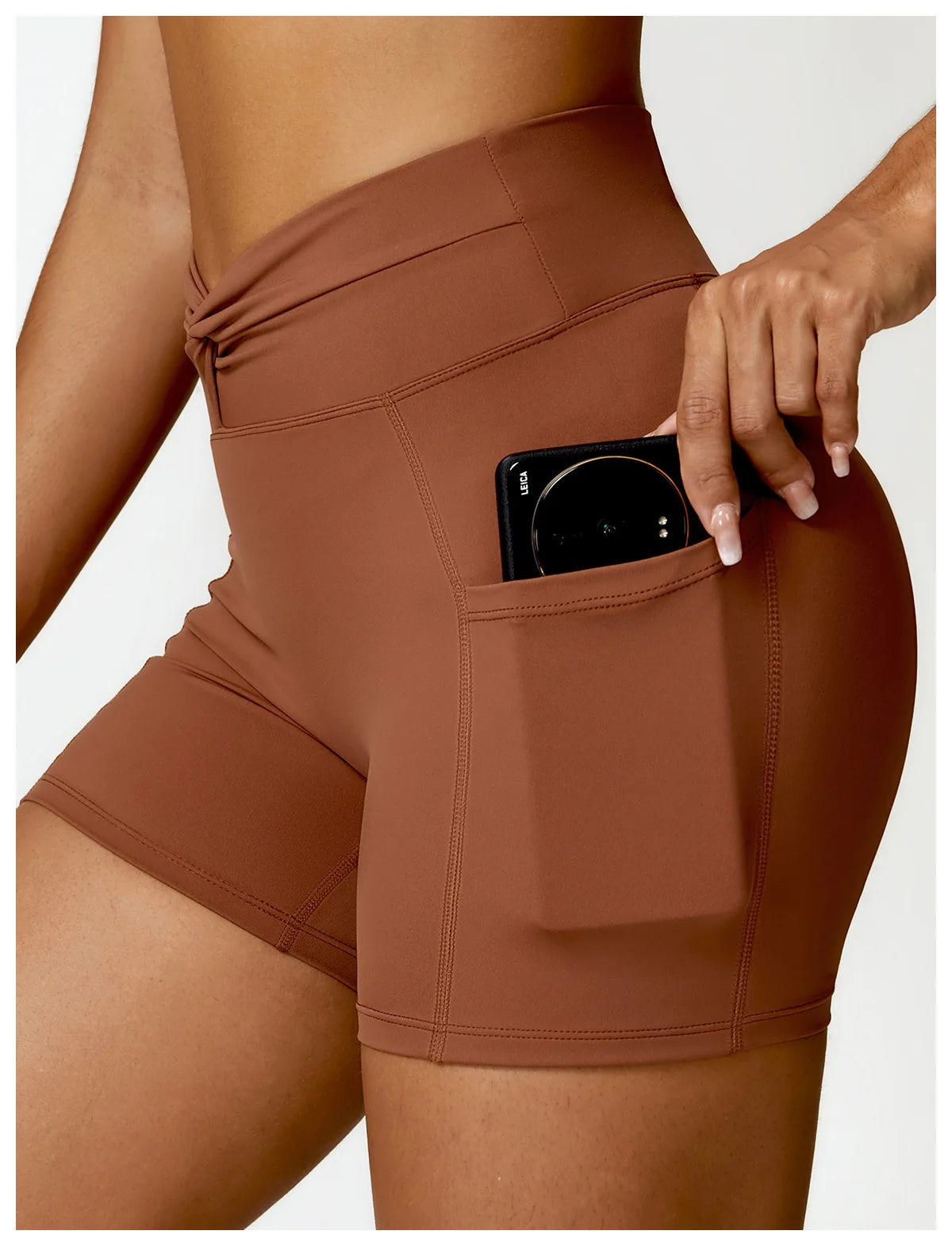 Keira Pocket Fitness Shorts