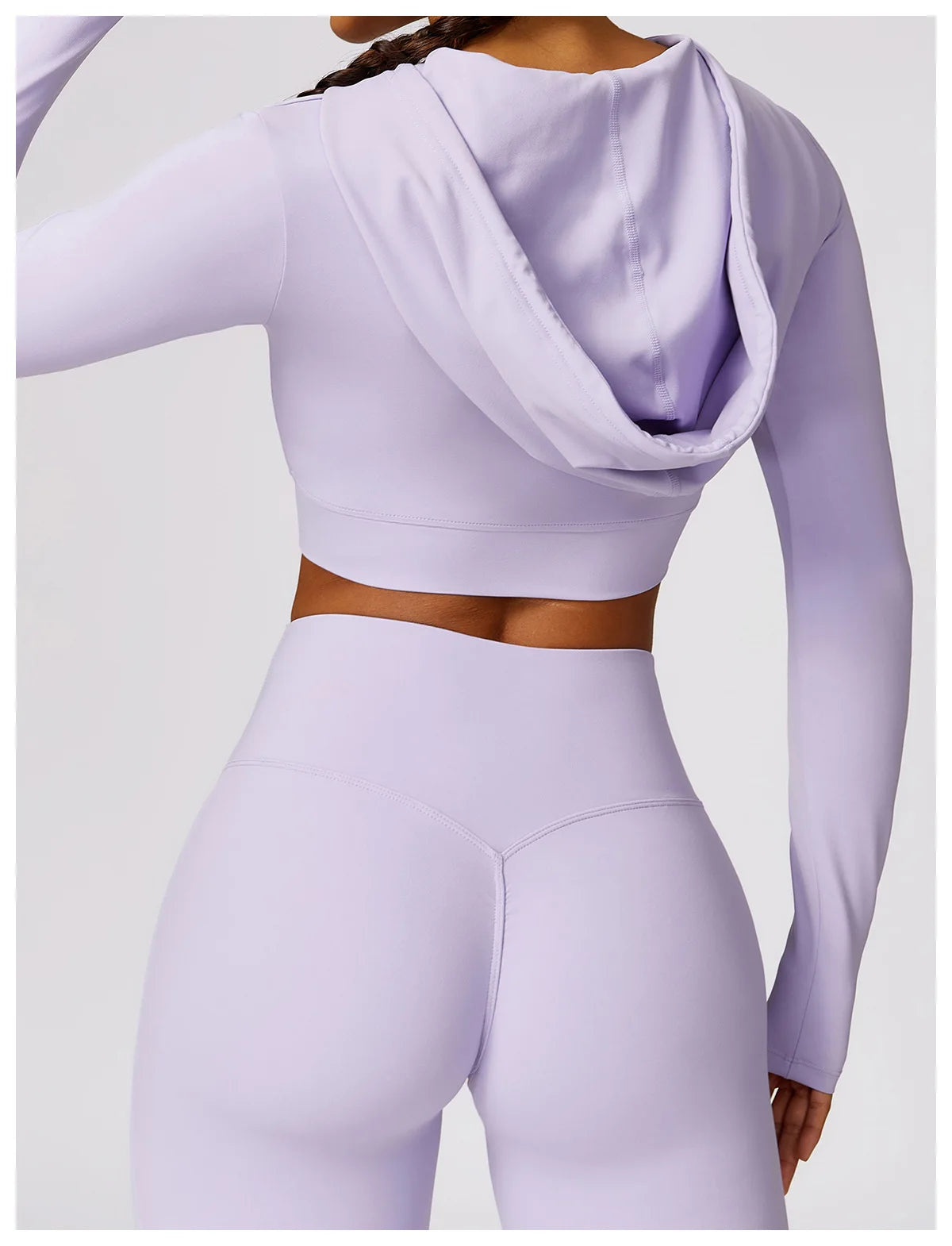 Elena Hooded Workout Top