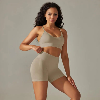 Evelyn Yoga Shorts Set