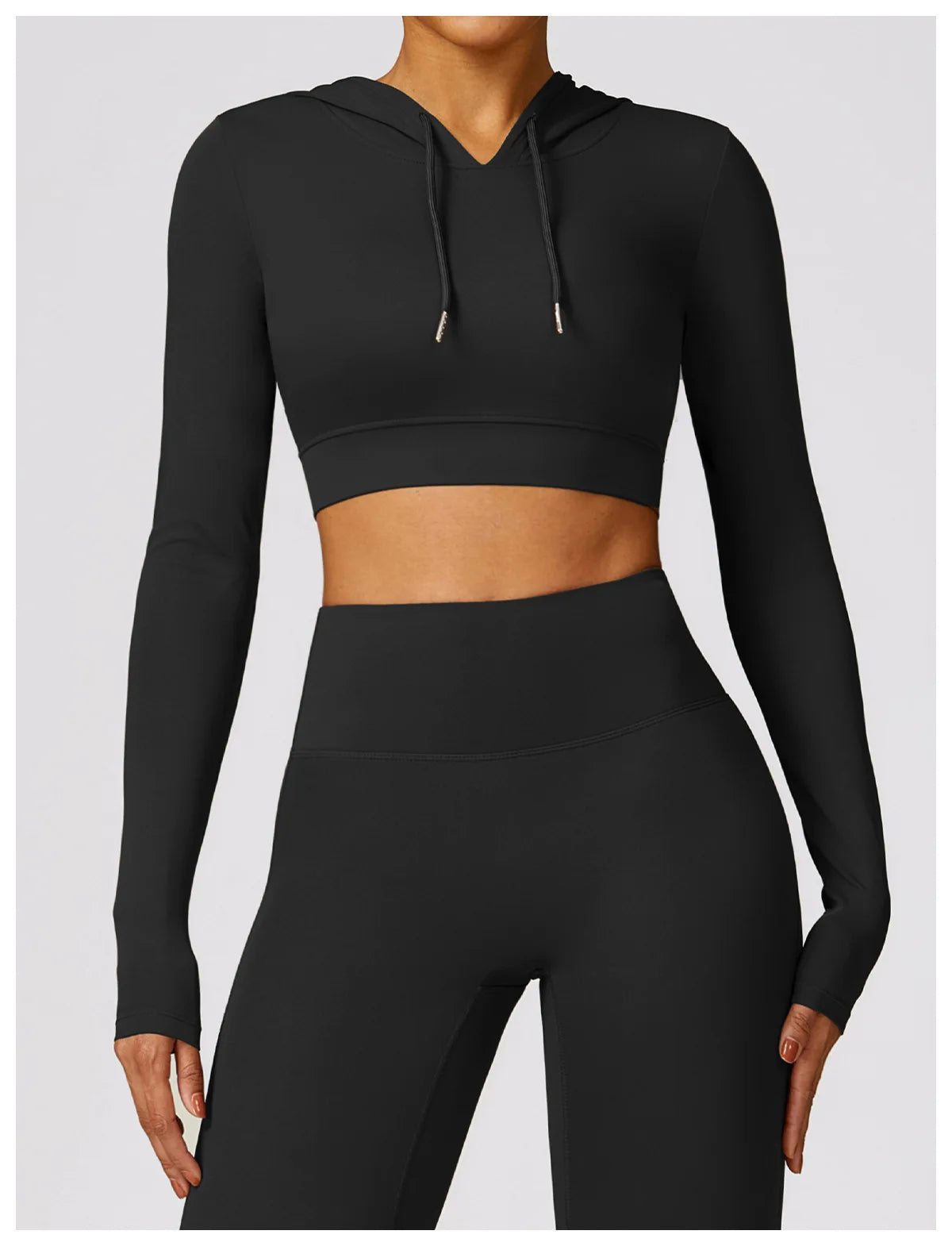 Elena Hooded Workout Top