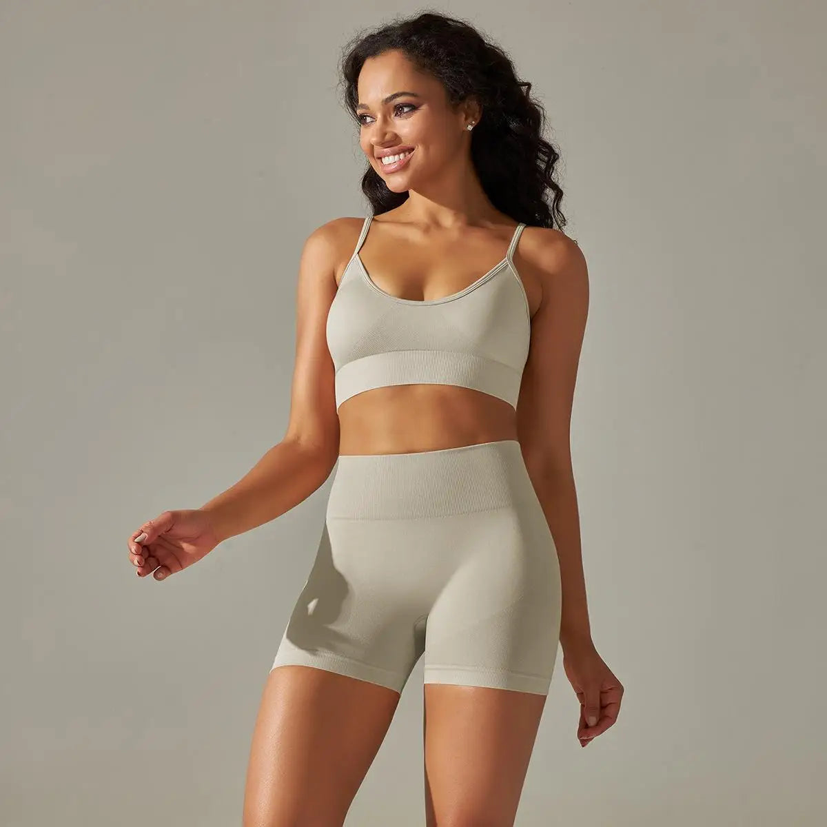 Evelyn Yoga Shorts Set