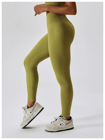 Jade Athletic Ribbed Leggings