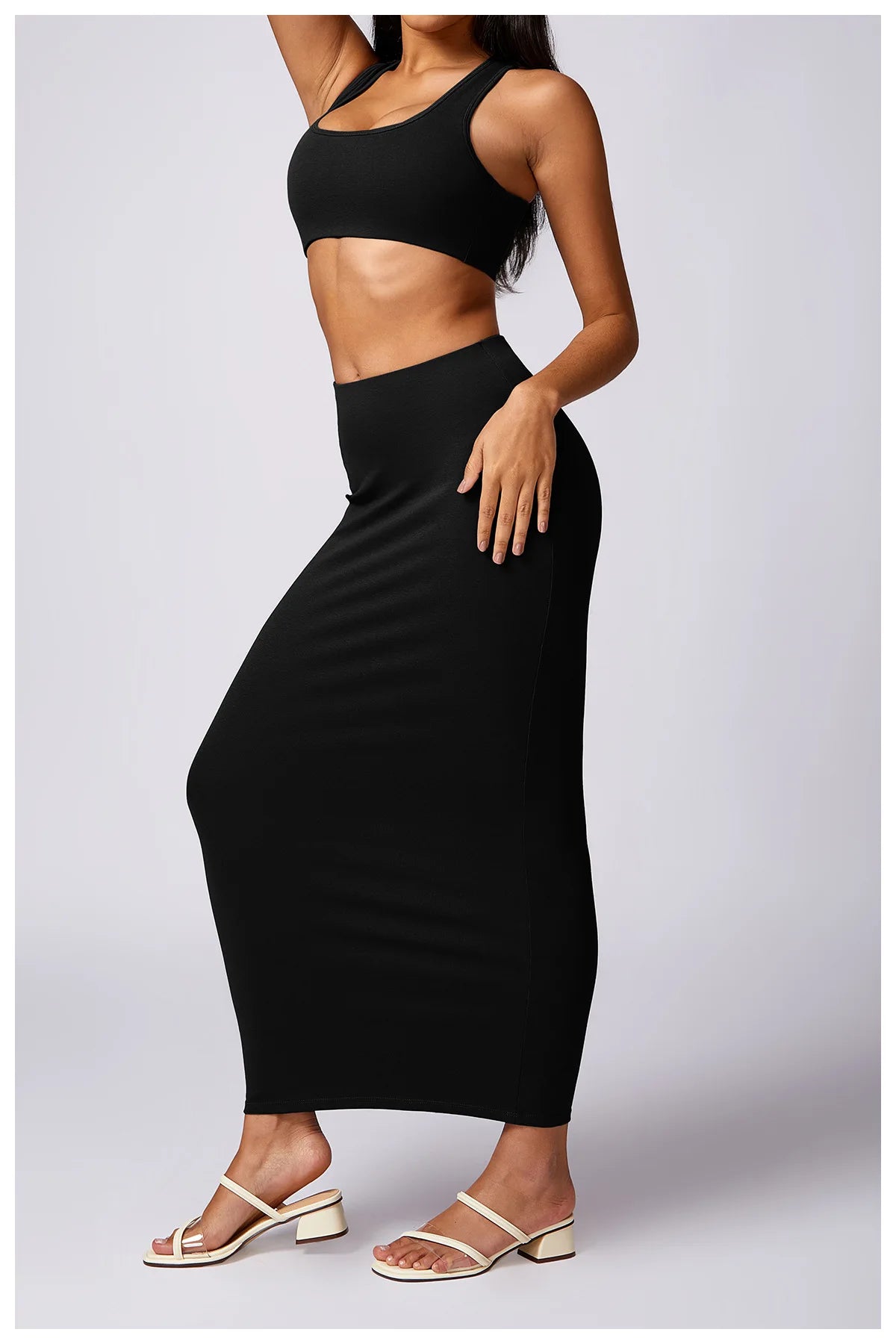 Aria Hip Wrapped Skirt