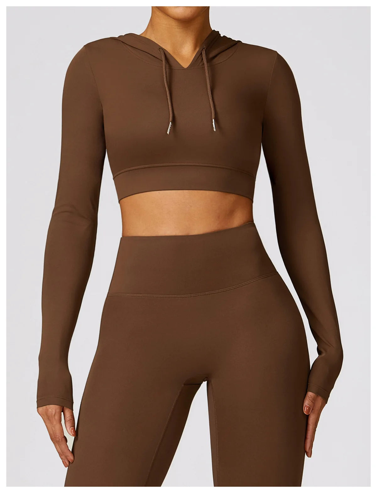 Elena Hooded Workout Top