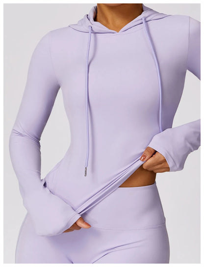 Sienna Hooded Fitness Shirt