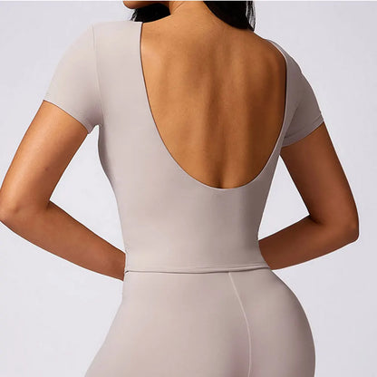 Juliet Backless Yoga Shirt