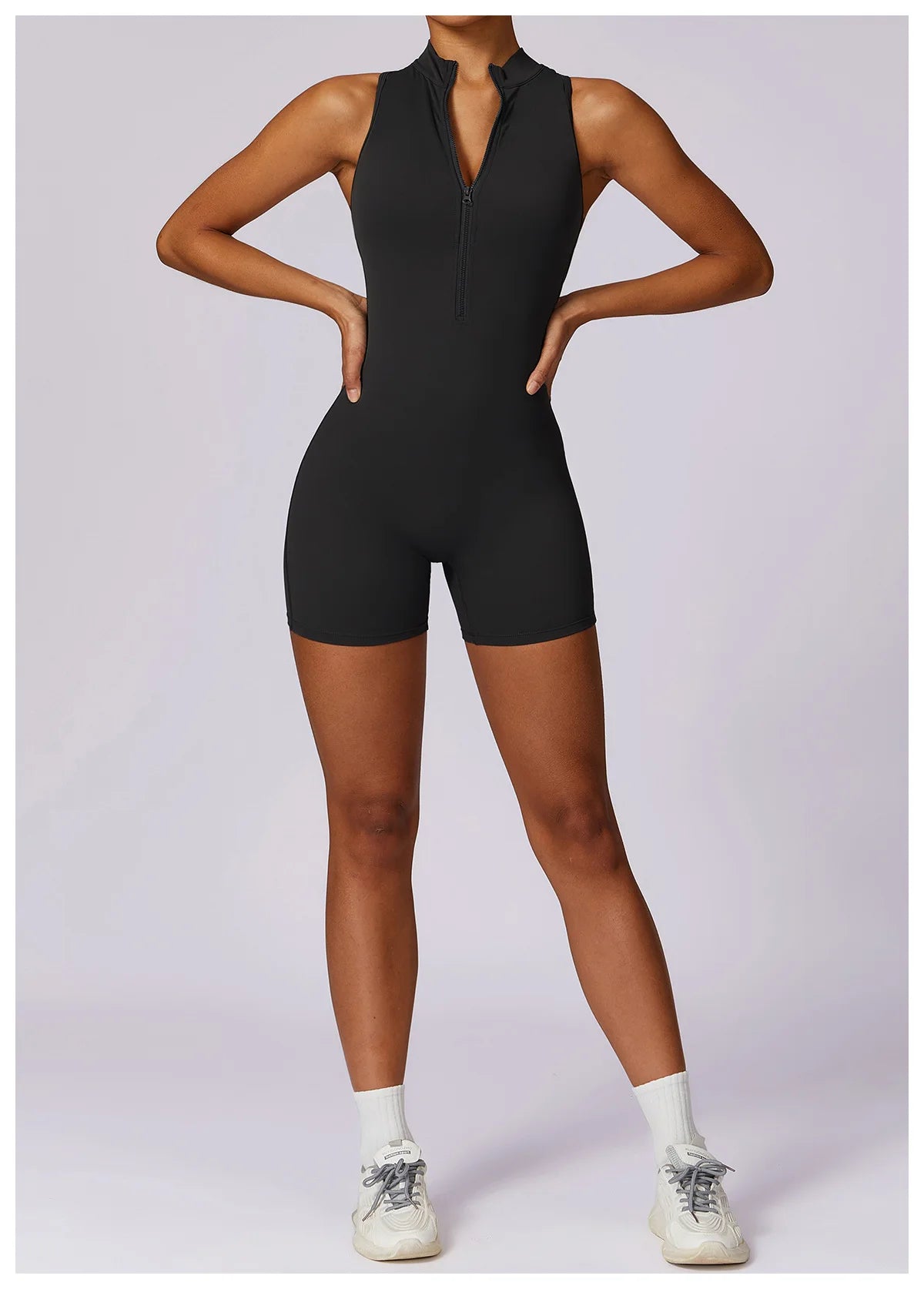 Giselle Short Zipper Bodysuit