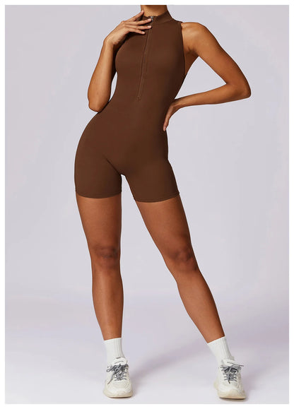 Giselle Short Zipper Bodysuit