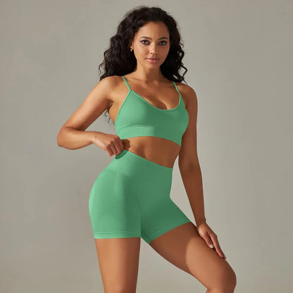 Evelyn Yoga Shorts Set