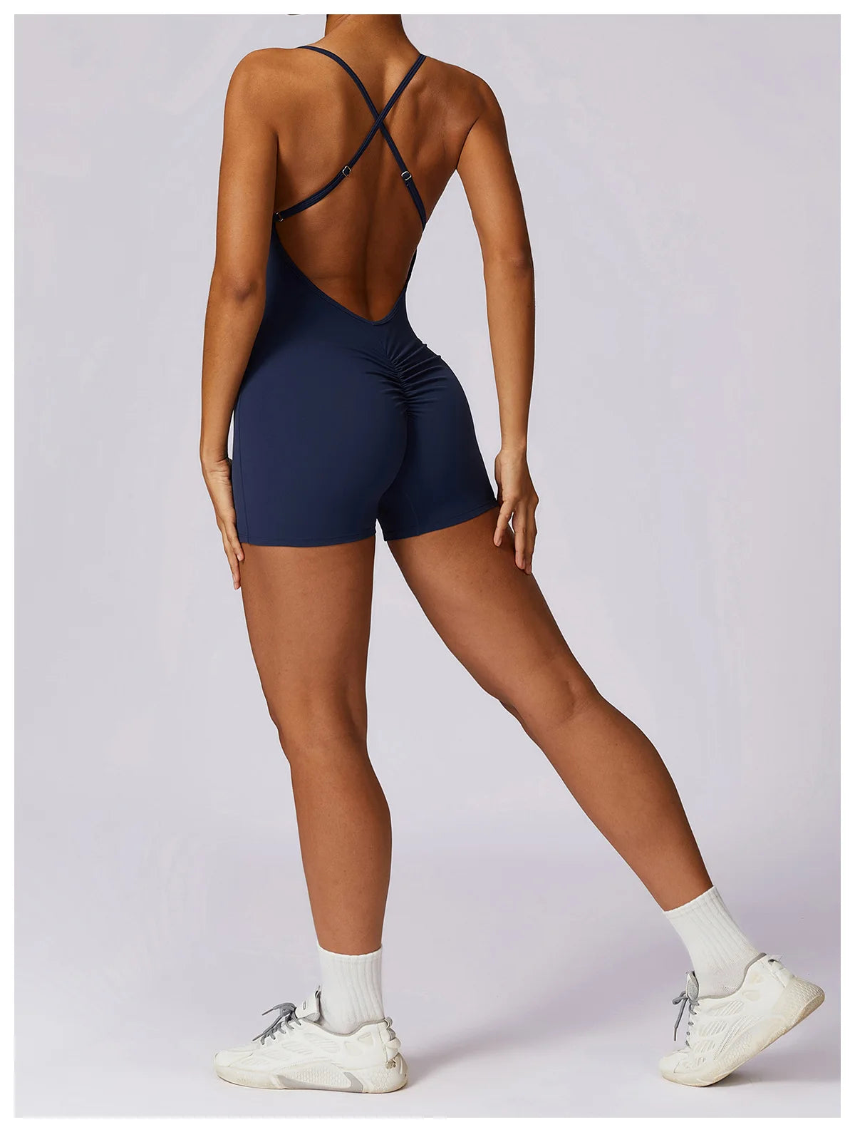 Keira Back V Gym Jumpsuit