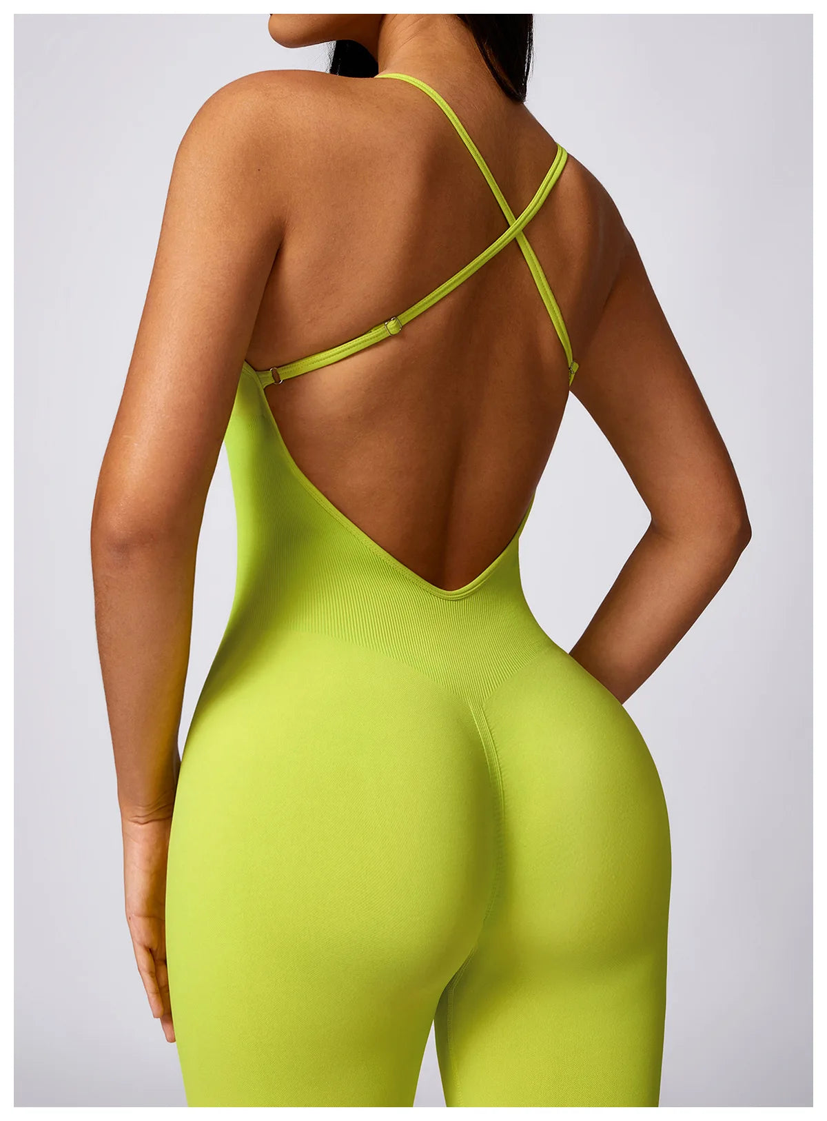 Aria Backless Fitness Romper