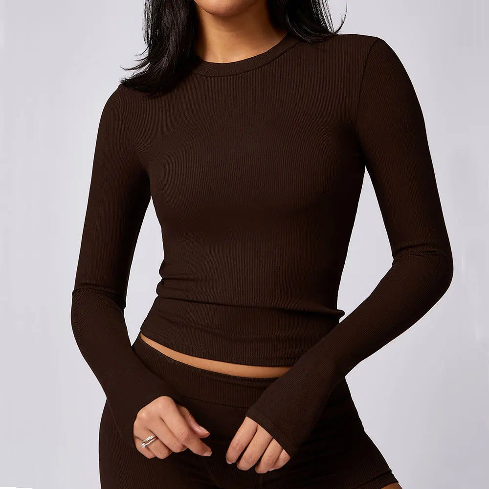 Alice Ribbed Long Sleeve