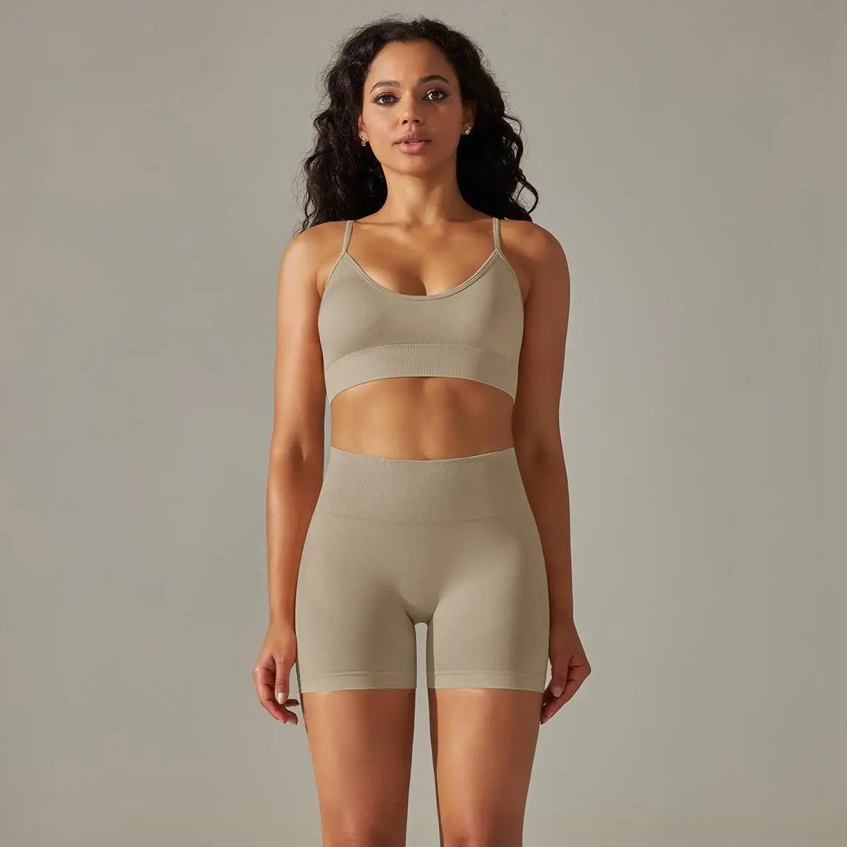 Evelyn Yoga Shorts Set