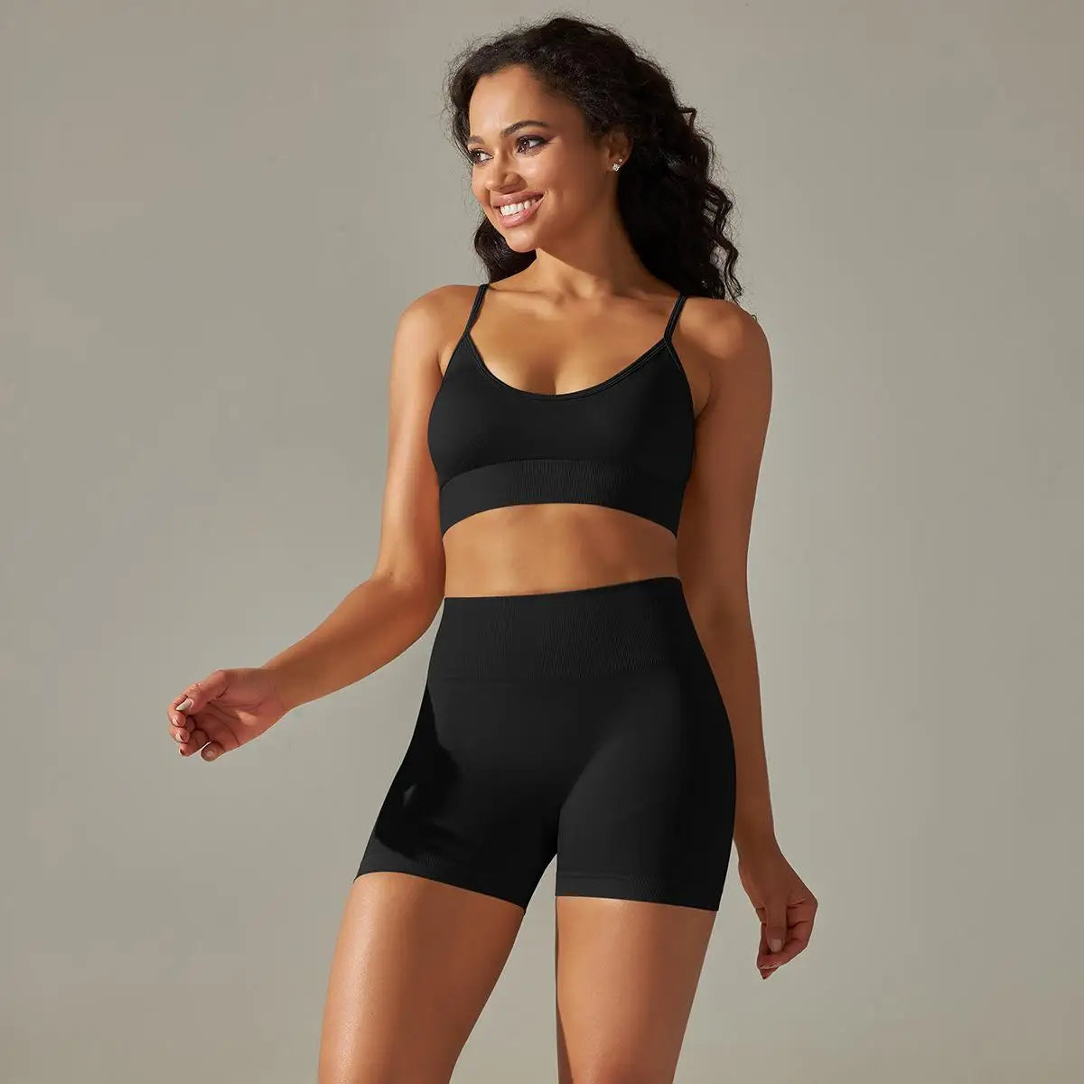 Evelyn Yoga Shorts Set