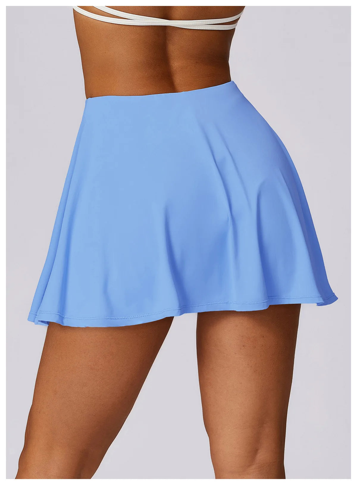 Daphne Solid Tennis Skirt