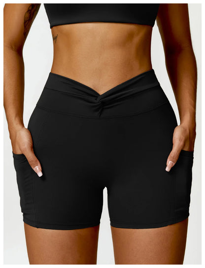 Keira Pocket Fitness Shorts