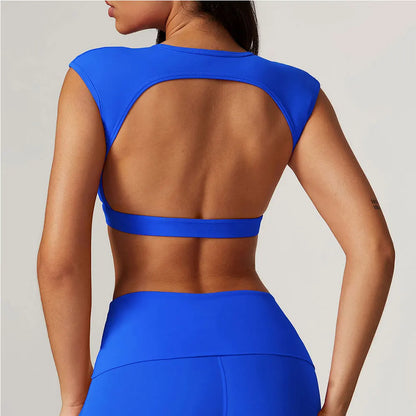 Chloe Backless Yoga Top