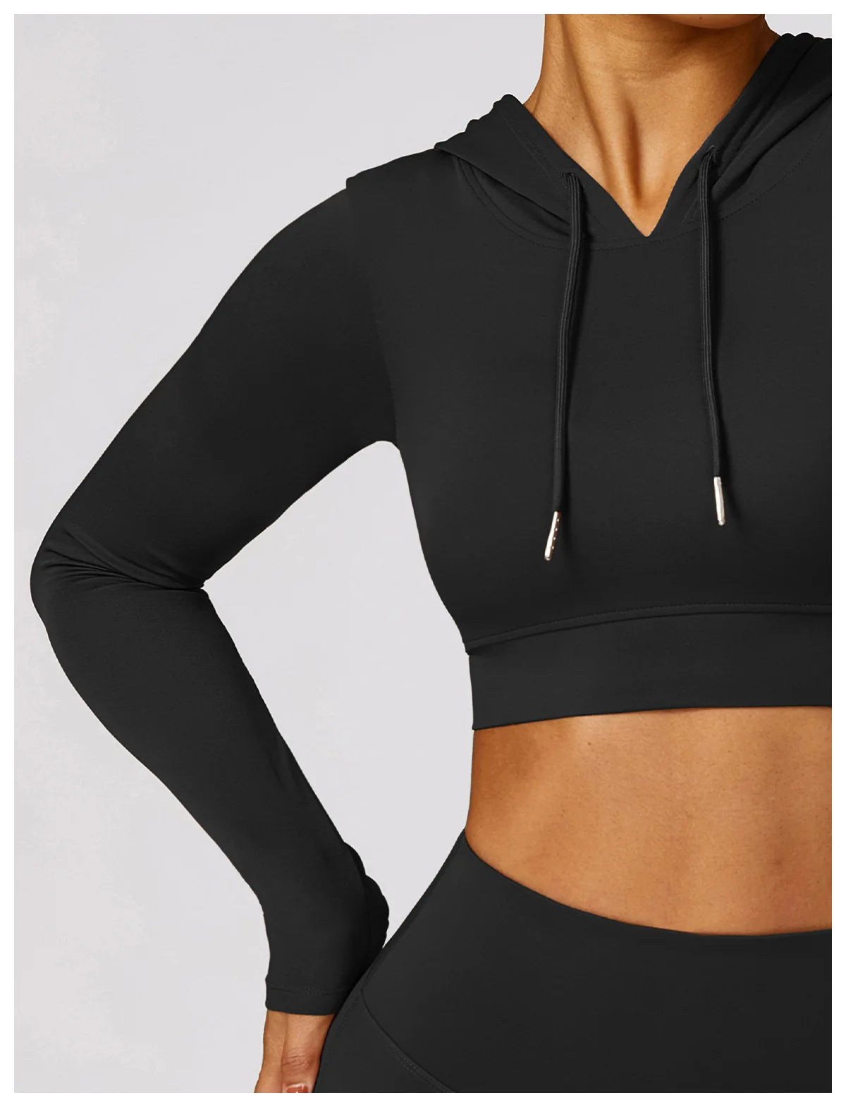 Elena Hooded Workout Top