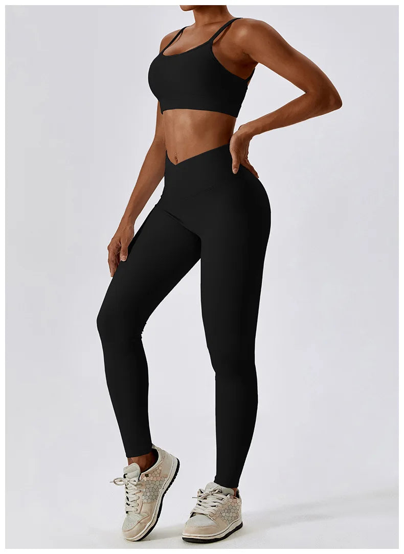 Paige Ribbed Workout Leggings