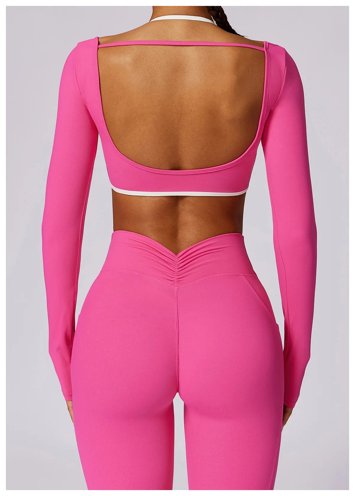 Gabrielle Backless Yoga Shirt