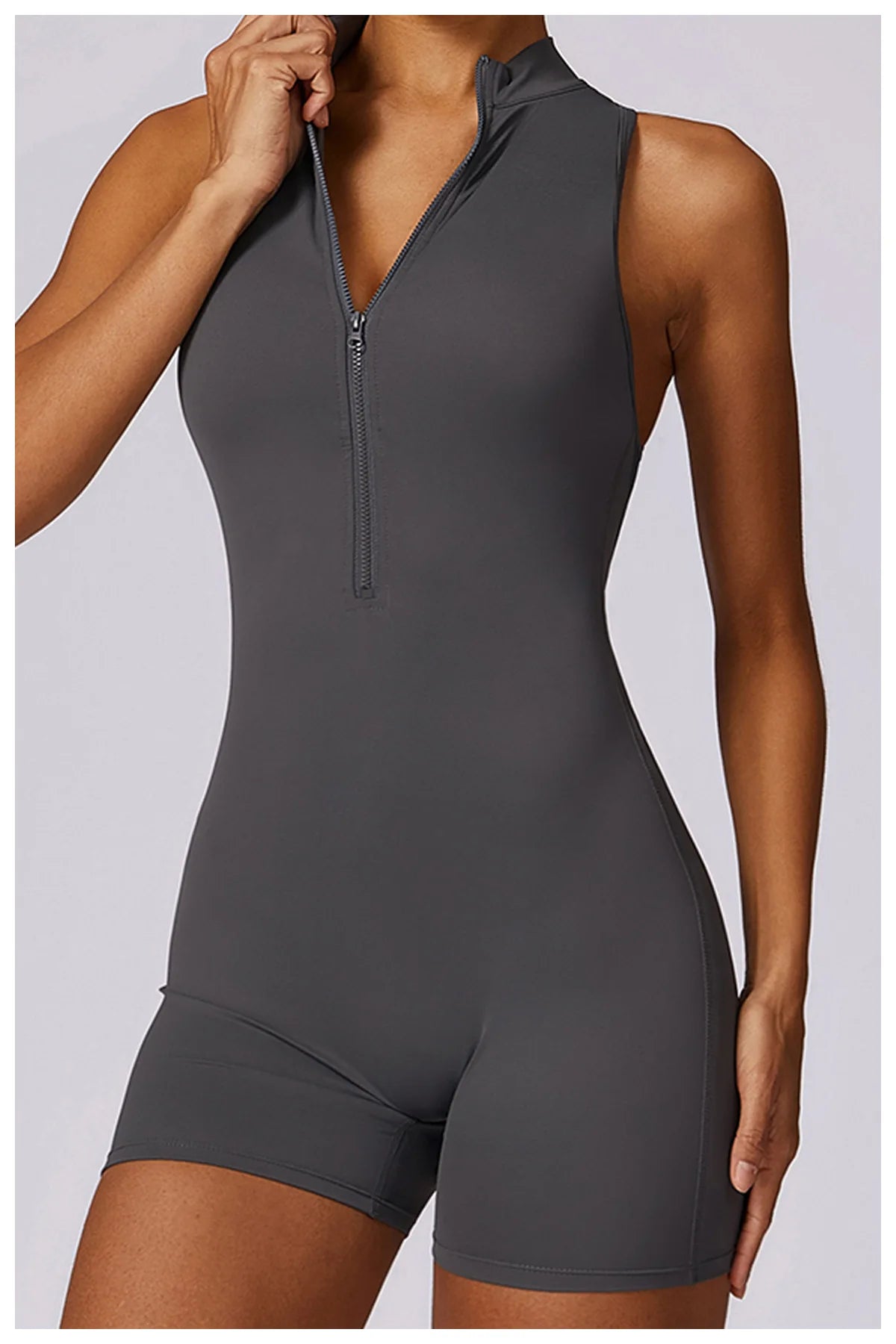 Giselle Short Zipper Bodysuit