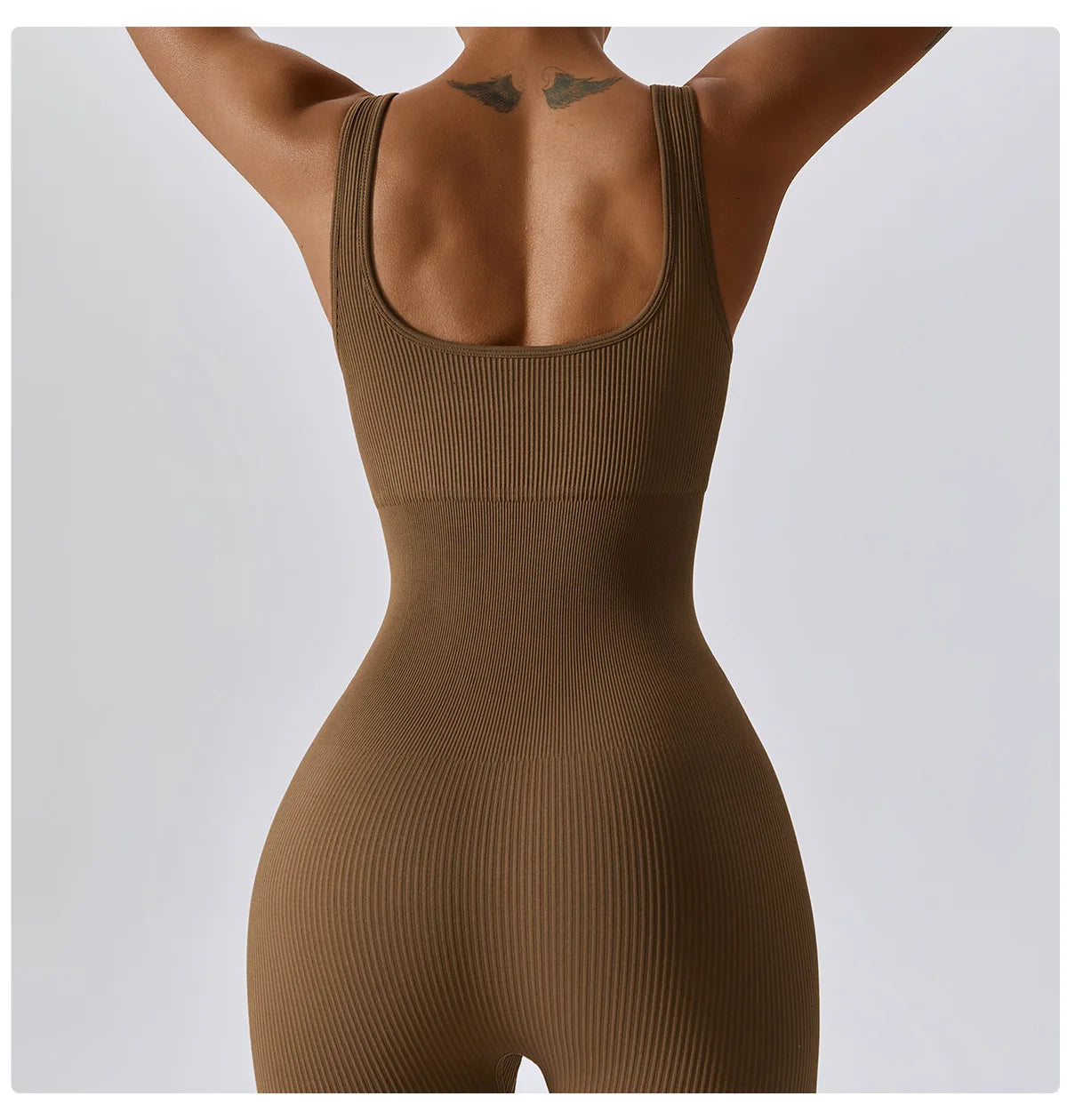 Aurora Ribbed Yoga Jumpsuit